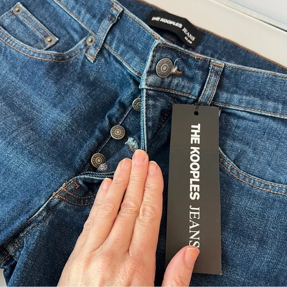 The Kooples Women’s Slim Jeans in Deep Indigo. Size 29. NWT - Picture 6 of 11